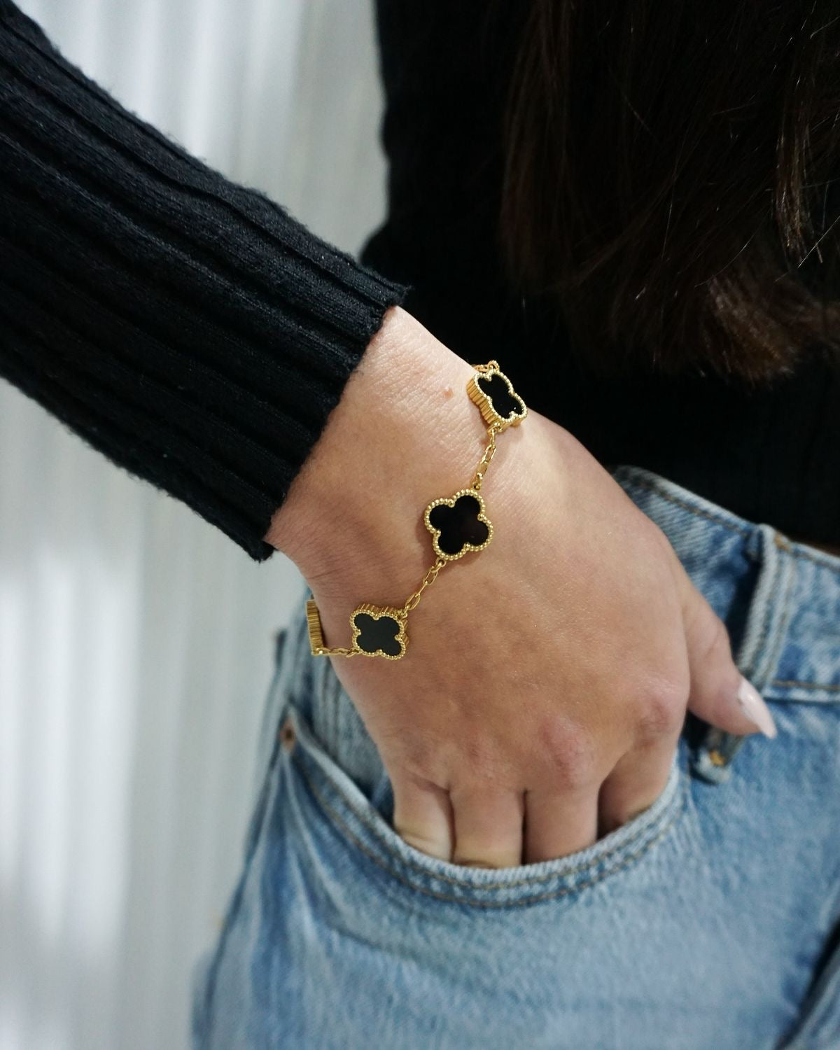 Van cleef gold plated bracelet