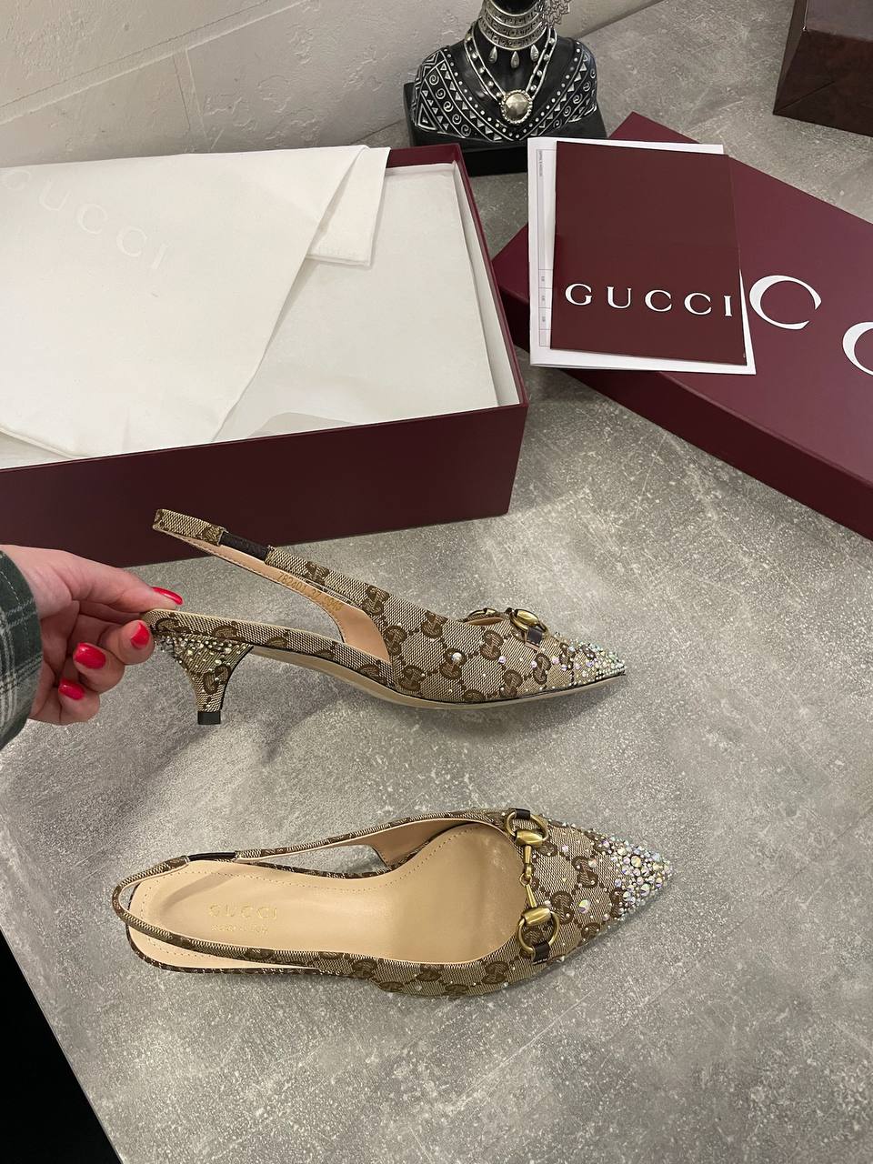 Gucci sling back