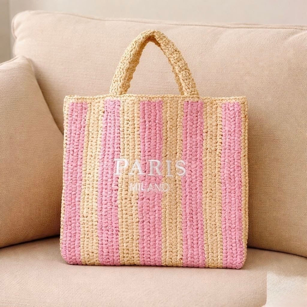 Prada straw bag