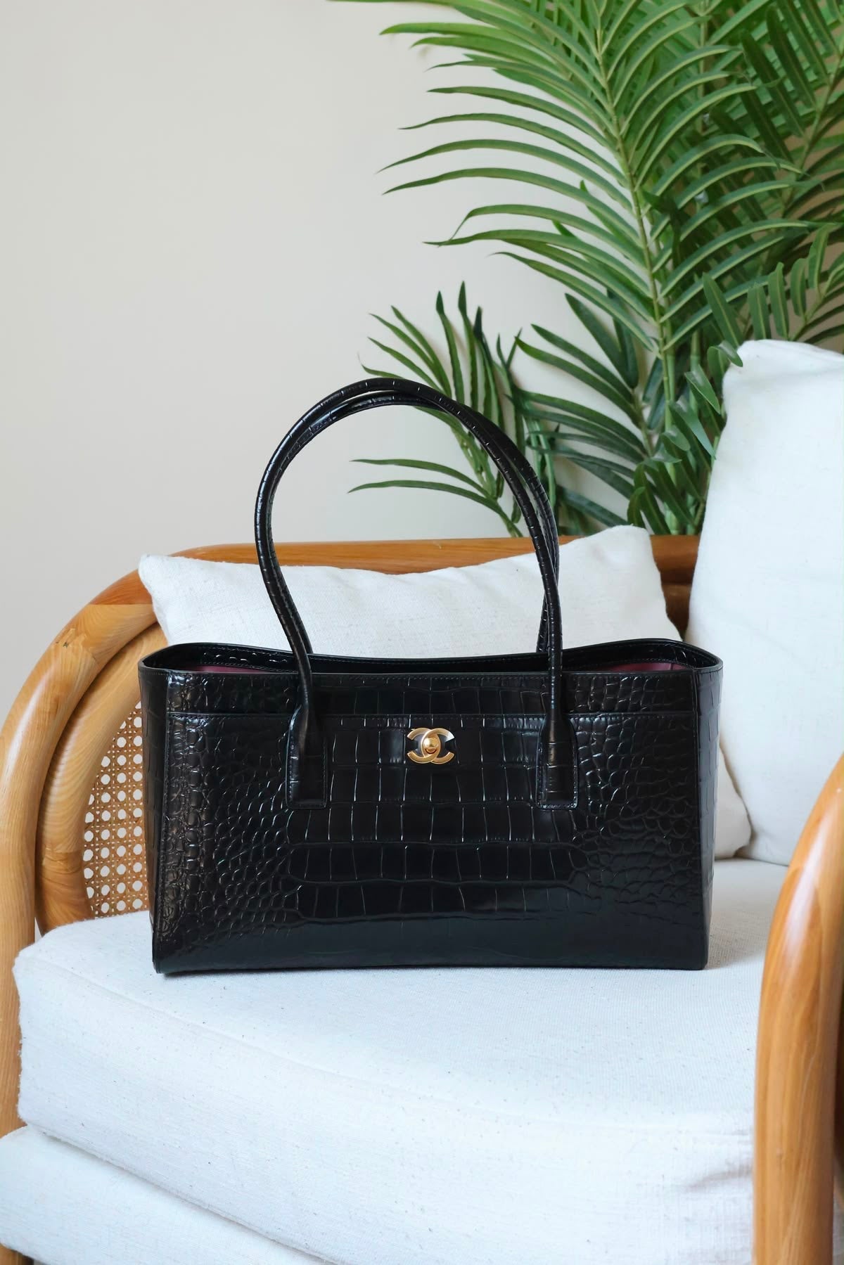 Chanel croco bag