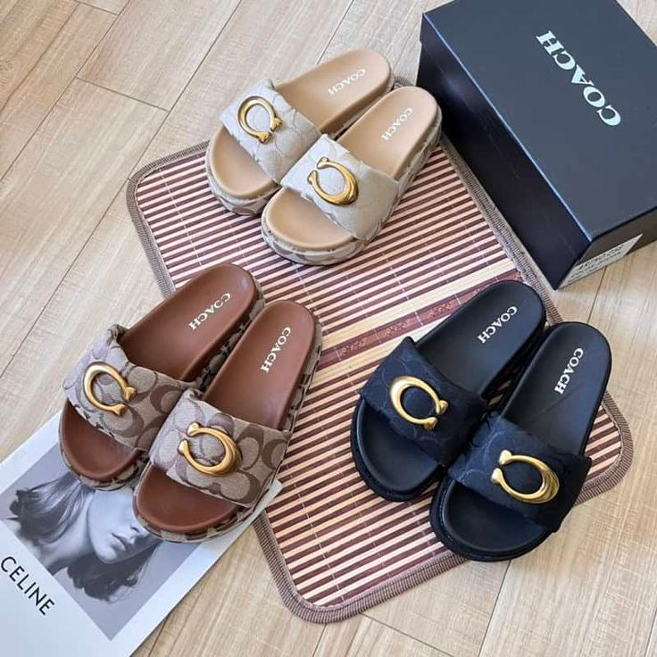 Coach slipper