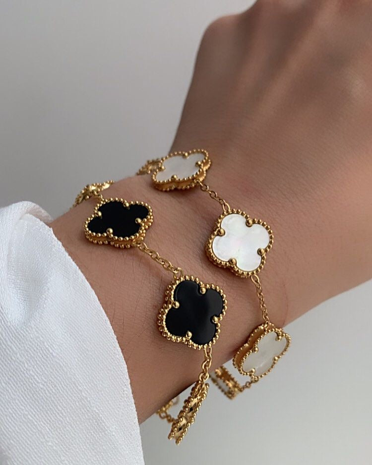 Van cleef gold plated bracelet