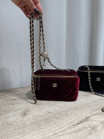 CHANEL VELVET CASE