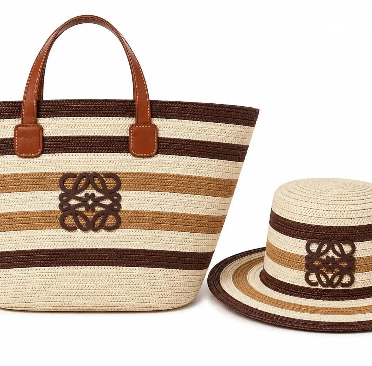 Loewe straw ser hat + bag