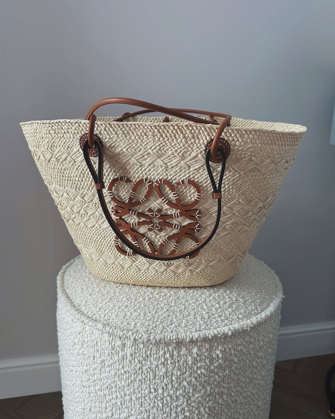 Loewe straw bag