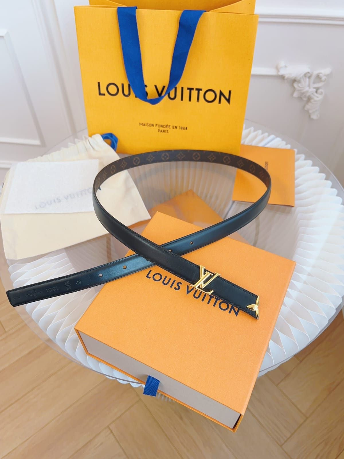 Louis vuitton double face belt