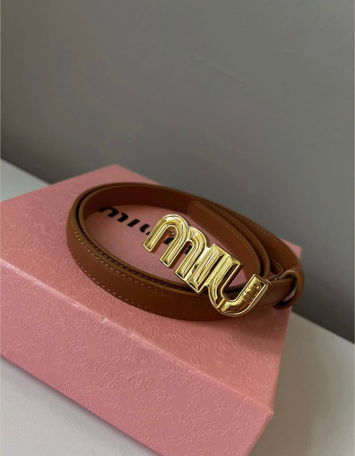 Miumiu belt