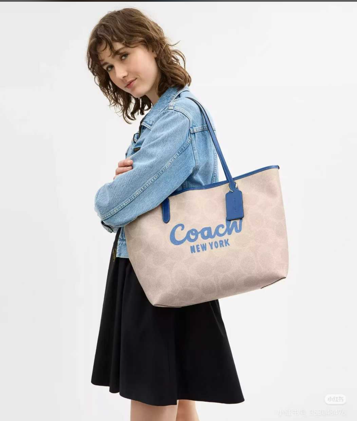 Coach tote double face