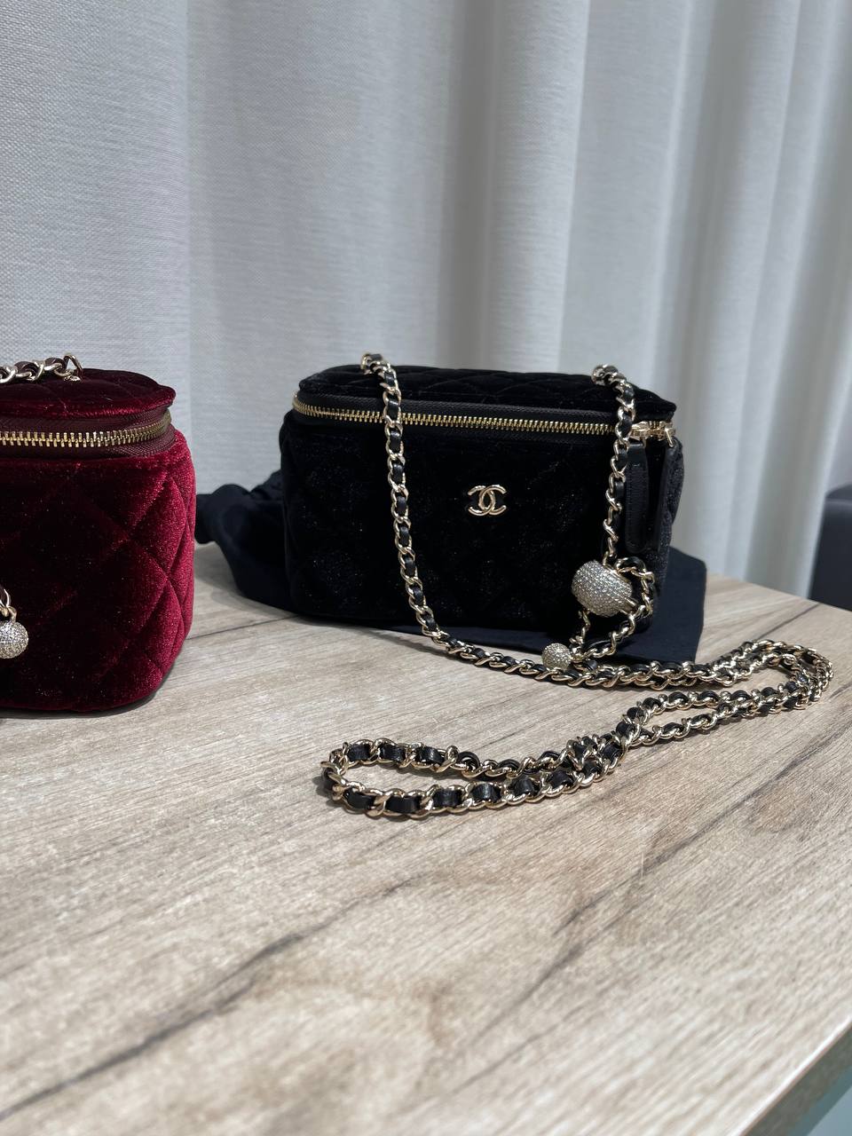 CHANEL VELVET CASE