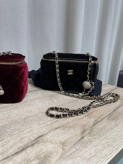 CHANEL VELVET CASE