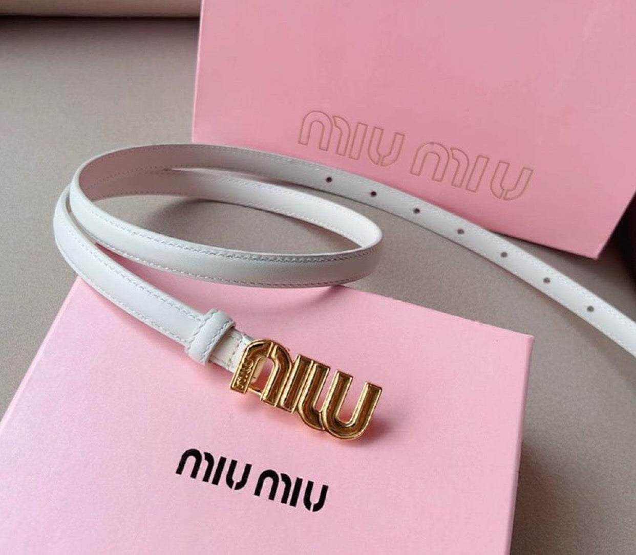 Miumiu belt