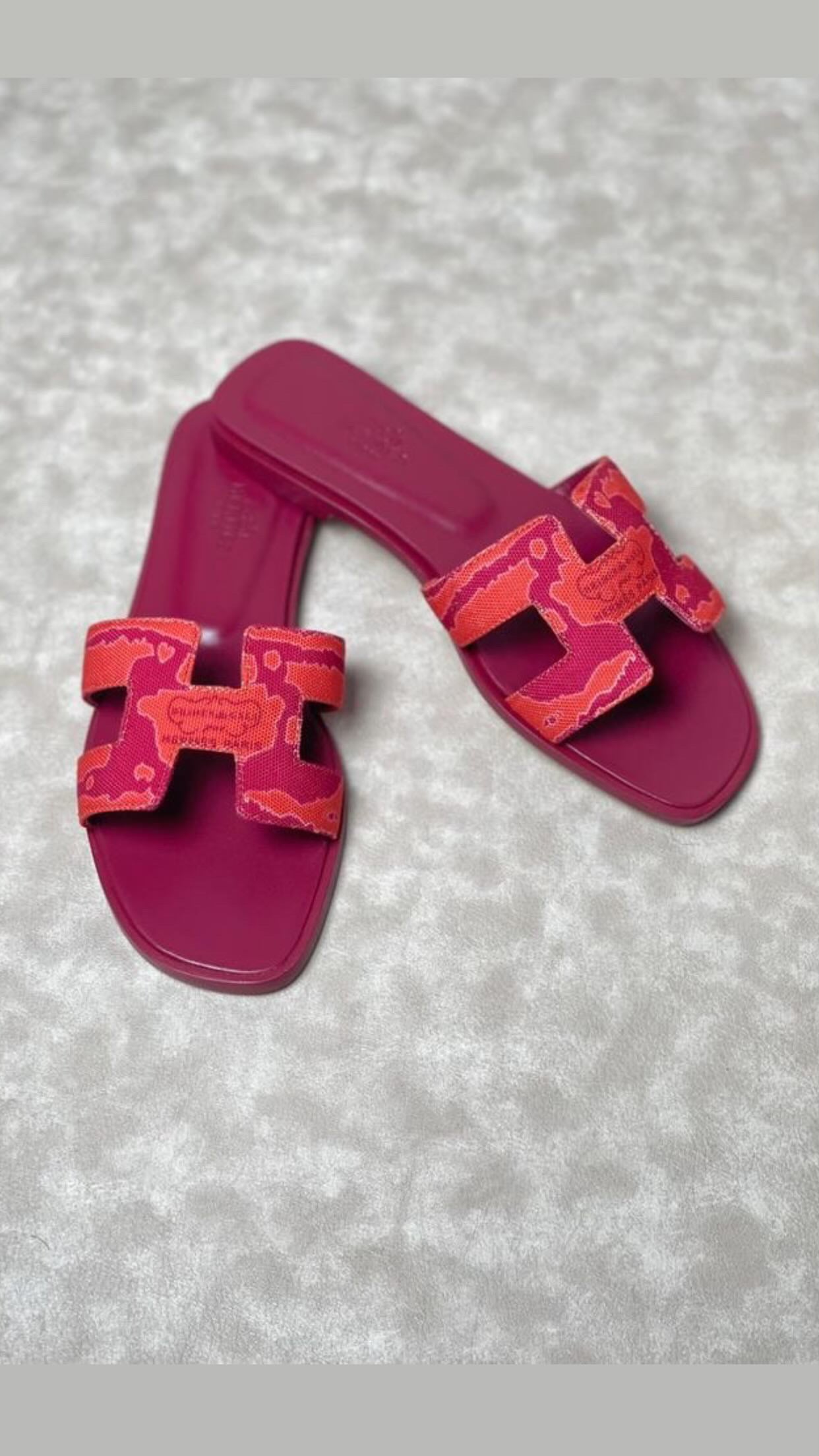 Hermes oran slipper
