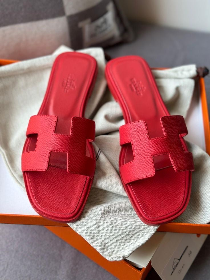 Hermes oran slipper