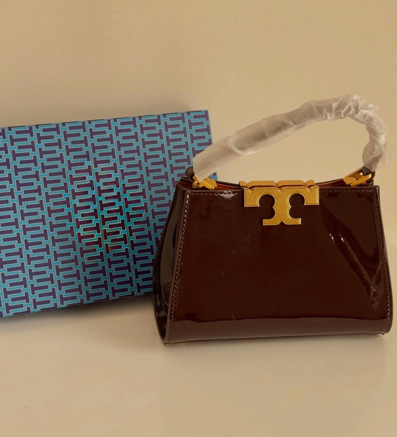 Tory burch glossy bag