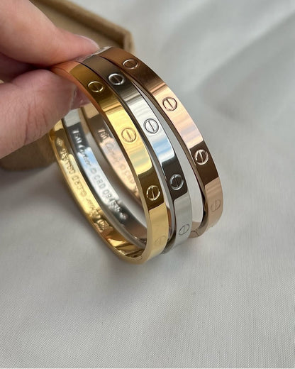 Cartier gold plated set of three