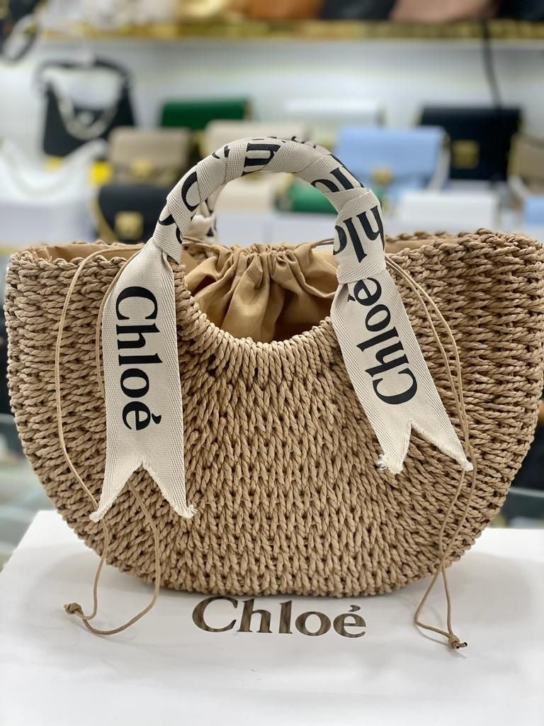 Chloe straw bag