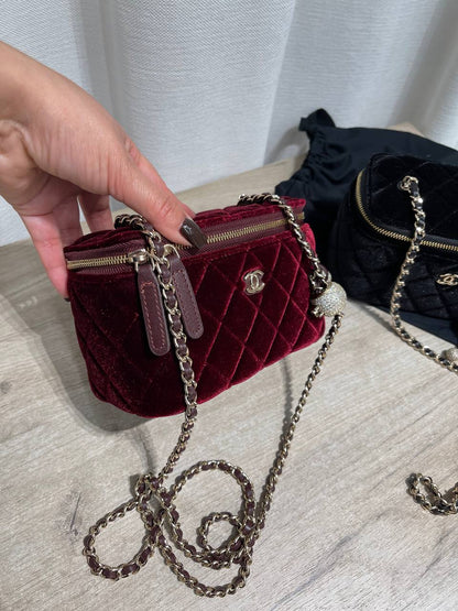 CHANEL VELVET CASE