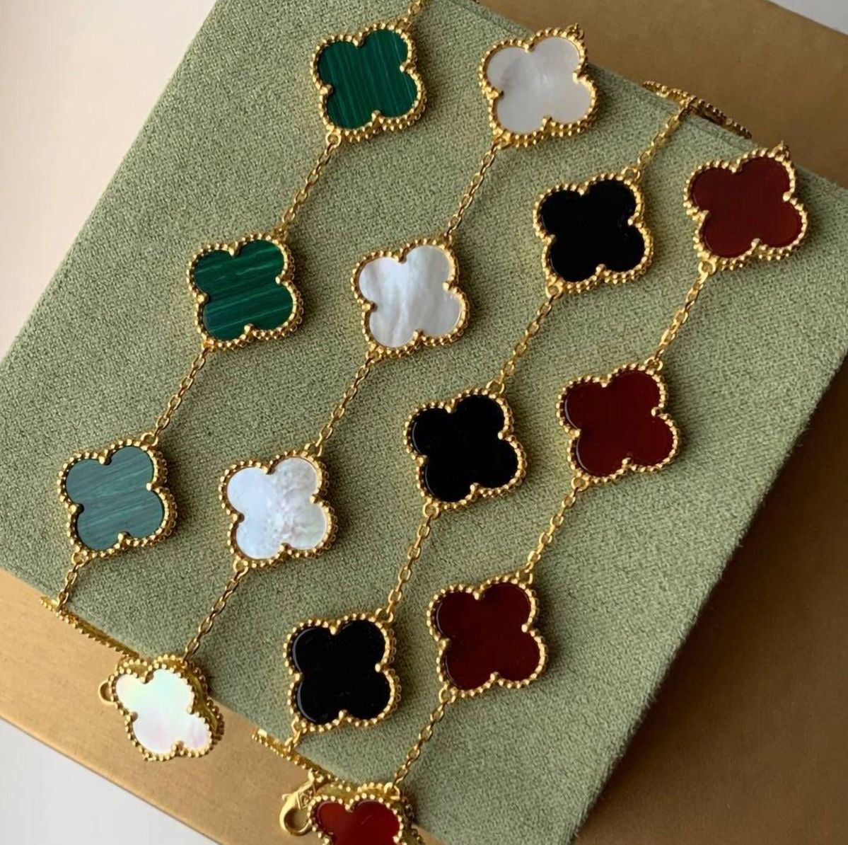 Van cleef gold plated bracelet