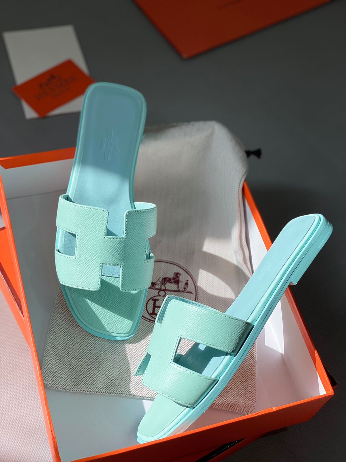 Hermes oran slipper