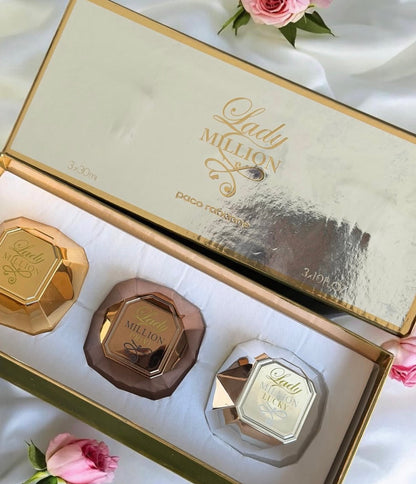 LADY MILLION PRIVE (perfume set of 3 )